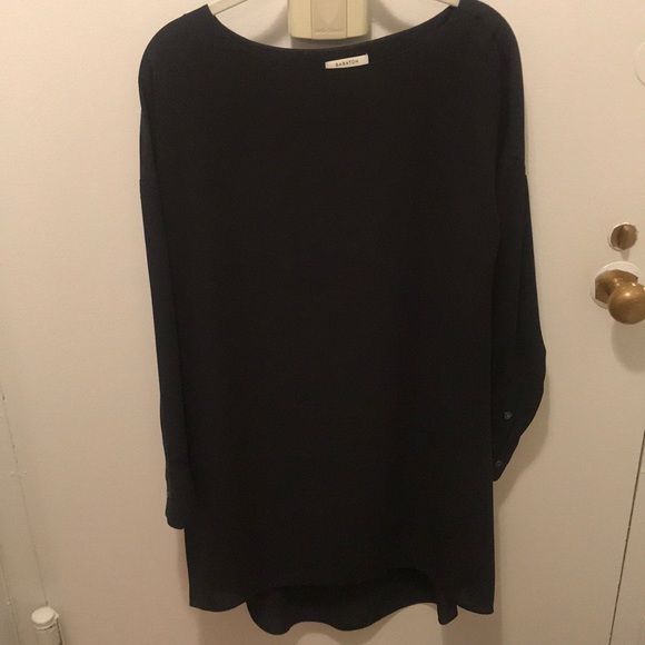 Aritzia Long Sleeve Black Dress - Picture 1 of 5